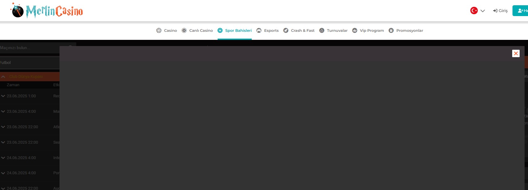 Merlincasino Altyapı