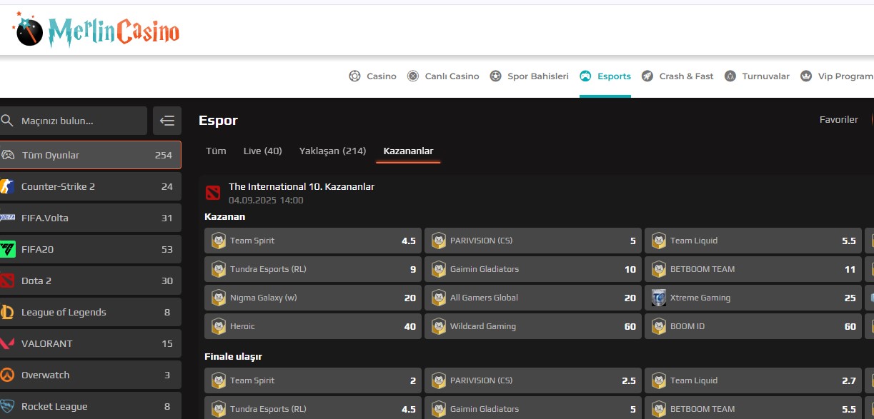 Merlincasino Kaç Oldu
